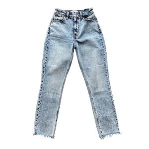 Abercrombie and Fitch Jeans women Size 23/000r The Mom High-Rise Curve Love Blue